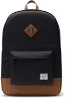 herschel supply co 10007 00055 os backpack black backpacks logo