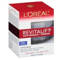 💆 l'oreal paris revitalift anti-wrinkle firming night cream - 1.7 ounces, single pack: an effective skincare solution logo