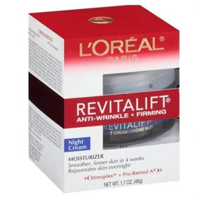 img 1 attached to 💆 L'Oreal Paris RevitaLift Anti-Wrinkle Firming Night Cream - 1.7 Ounces, Single Pack: An Effective Skincare Solution