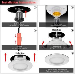 img 3 attached to 💡 Retrofit Tunable Bluetooth Downlight with MagicConnect Technology