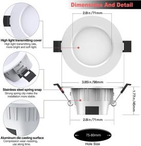 img 2 attached to 💡 Retrofit Tunable Bluetooth Downlight with MagicConnect Technology