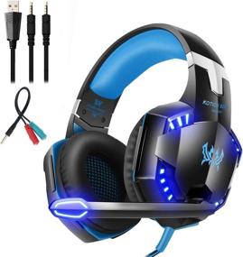 img 4 attached to Mengshen Gaming Headset Compatible Smartphone PlayStation 4