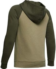 img 1 attached to 👕 Превосходный комфорт и стиль: худи Under Armour Boys' Rival с логотипом