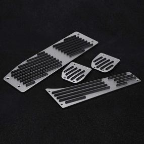 img 3 attached to Enhance Your Car Control with 4pcs Car Auto Foot Pedal Set for Various Manual Transmission Models - E30 E32 E34 E36 E38 E39 E46 E87 E90 E91 E92