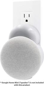 img 4 attached to Монтажная вилка - аксессуар для Google Home Mini (серый)