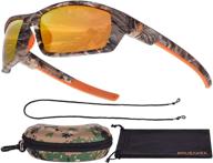 brubaker polarized camouflage sunglasses fishing logo