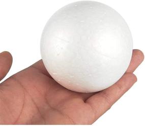 img 2 attached to 🎨 Premium 24 Pack 3 Inch Foam Balls for Crafts, Christmas Ornaments, Classroom Spheres (Polystyrene): A Must-Have for Creative Projects!