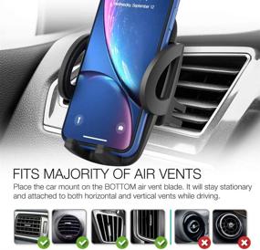 img 3 attached to 📱 Ultimate Convenience: XDesign Air Vent Car Mount Premium Universal - A Must-Have Accessory for Every Car Owner