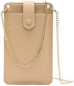 img 4 attached to Crossbody Cellphone Shoulder Leather Leightweight