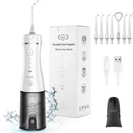 🚿 cordless dental water flosser: 3 modes, 7 jet tips, ipx7 waterproof – perfect for home, travel, braces, bridges, and overall oral care logo