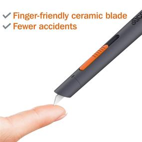 img 2 attached to Slice 10513 Pen Cutter: 3 Position Manual Blade for Efficient Package and Cardboard Box Cutting, Remarkably Long-lasting Sharpness Outlasting Steel Blades