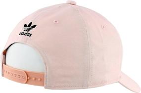 img 1 attached to 🧢 adidas Originals Men's Trefoil Precurved Cap with Structured Design