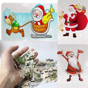 img 1 attached to 🧩 10 Sets Blank Sublimation A5 Jigsaw Puzzle with 48 Pieces: DIY Heat Press Transfer Crafts: Wholesale DIY Thermal Transfer Pearl Puzzle - Perfect Thermal Transfer Supplies