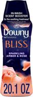 downy infusions in-wash scent booster beads, bliss, sparkling amber & rose, 20.1 oz - enhancing laundry experience with downy infusions in-wash scent booster beads, blissful blend of sparkling amber & rose, 20.1 oz logo