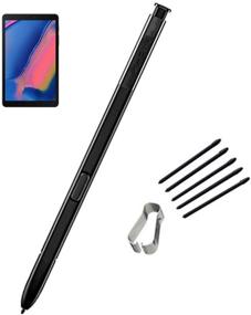 img 1 attached to 🖊️ P200 P205 Stylus Pen Replacement: Compatible with Samsung Galaxy Tab A 8.0" (2019) SM-P200 P205 Stylus S Pen – Black (NO Fit Others Tab A+Replacement Tips/Nibs)