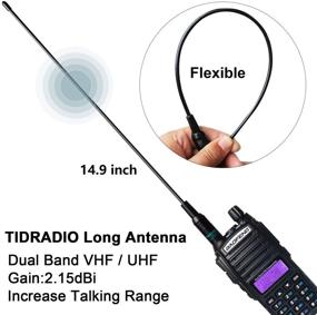 img 1 attached to 📻BaoFeng UV-82: Радиостанция 2-го поколения 144-148/420-450 МГц с бесплатным кабелем программирования - 5 штук, цвет черный.