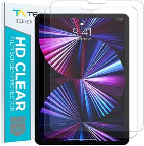 img 4 attached to 📱 Tech Armor Anti-Glare/Anti-Fingerprint Plastic Film Screen Protector for Apple iPad Pro 11-inch 2021, 2020, 2018 & iPad Air 2020 - 2-Pack
