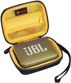 img 4 attached to XANAD Жесткий чехол для колонки JBL GO или JBL GO 2 - Путешественный чехол для хранения и защиты (желтый)