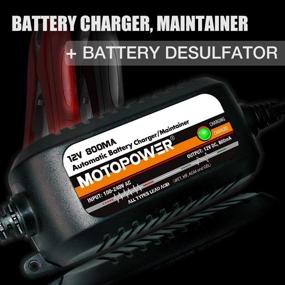 img 3 attached to 🔋 MOTOPOWER MP00205C: Ultimate 12V Battery Charger & Desulfator - Efficient Battery Maintainer for Optimal Performance