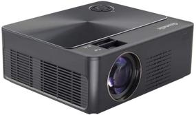 img 4 attached to 🎥 High Brightness Native 1080p Projector, Gzunelic Home Theater Full HD Projector, Long Lamp Life of 80,000 Hours, 8500 Lumens, Built-in Dual HI-FI Stereo Speakers, HDMI/USB/AV/VGA Audio Connectivity