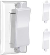 🔒 child-proofing magnetic light switch guard cover - white, pack of 2 logo