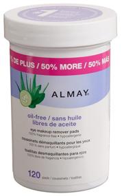 img 1 attached to Almay Oil Free Makeup Remover 120 Count