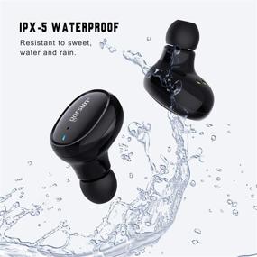 img 1 attached to Gorsun True Wireless Earbuds: 100 Hrs Playtime, Waterproof TWS Stereo Earphones with LED Display Charging Case
