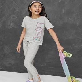 img 1 attached to 👖 Girls' Clothing: Children's Place Fashion Leggings for Girls