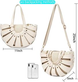 img 3 attached to CERWIN Vintage Fashion Shoulder Suitable Women's Handbags & Wallets