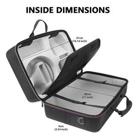 img 3 attached to PS5 Carrying Case - Ultimate Protection for Playstation 5 - Travel Storage Bag Compatible with PS5 Digital Edition - Customizable Interior for Console, Controller, Headset