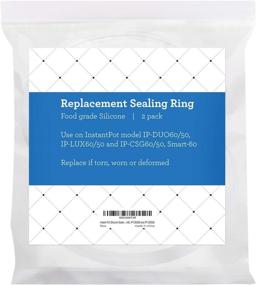 img 1 attached to BPA Free Silicone Sealing Rings (Pack of 2) for IP-DUO60, IP-LUX60, IP-DUO50, IP-LUX50, Smart-60, IP-CSG60, and IP-CSG50 Pressure Cookers