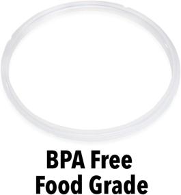 img 3 attached to BPA Free Silicone Sealing Rings (Pack of 2) for IP-DUO60, IP-LUX60, IP-DUO50, IP-LUX50, Smart-60, IP-CSG60, and IP-CSG50 Pressure Cookers