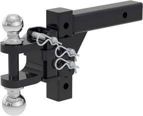 img 4 attached to CURT 45049 Adjustable Ball Mount for 2-Inch Receiver with 6-1/2-Inch Drop, Includes 2 and 2-5/16-Inch Balls, 10,000 lbs Capacity