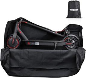 img 4 attached to 🛴 Foldable Electric Scooter Carrying Bag - Heavy Duty E-Scooter Storage Transport Bag for Xiaomi Mijia M365 / M365 Pro & Segway - Accessory Backpack Handbag Shoulder Bag