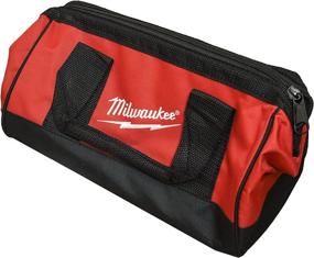 img 3 attached to 👜 Milwaukee Bag: Heavy Duty Canvas Tool Bag - 13x6x8 inch, Sturdy and Durable