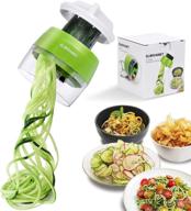 handheld spiralizer vegetable slicer veggie logo