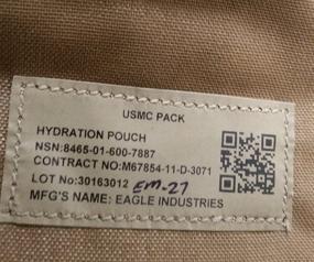 img 2 attached to Authentic Coyote FILBE Hydration Pouch 8465-01-600-7887 for US Army and USMC