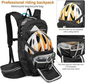 img 2 attached to NEVO Hydration Backpack Bladder Climbing Sports & Fitness