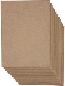 img 4 attached to Идеальное мастерство: Превосходные 9x12 пустые деревянные карточки (12 штук)