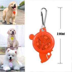 img 3 attached to Enhance Pet Safety at Night with 6 PCS Dog Collar Light & GPS Tracker: Waterproof, Colorful, & Flashing Modes