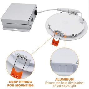 img 2 attached to 💡 Dimmable Recessed Downlight Junction Installation for Enhanced Lighting