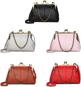 img 3 attached to Women Small Vintage Chains Handbag Women's Handbags & Wallets