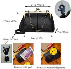 img 2 attached to Women Small Vintage Chains Handbag Women's Handbags & Wallets