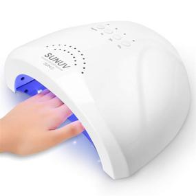 img 4 attached to 💅 Powerful 48W UV LED Nail Lamp: SUNUV Gel Nail Light with 3 Timers for Quick Drying - SUNone