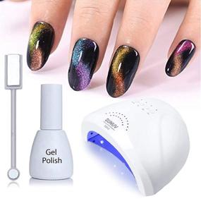 img 1 attached to 💅 Powerful 48W UV LED Nail Lamp: SUNUV Gel Nail Light with 3 Timers for Quick Drying - SUNone