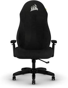 img 3 attached to CORSAIR TC60 Fabric Gaming Chair - Comfortable Fit - Black