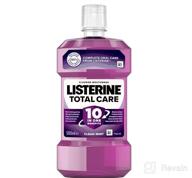 img 1 attached to 🌿 Alcohol-Free Listerine Total Care Mouthwash - 6 Benefits: Enamel Strengthening, Bad Breath Prevention, Fluoride, Fresh Mint Flavor - 1 L (Pack of 2) review by Doris Tran