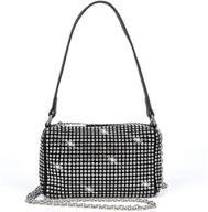 👛 women's crystal-studded sparkling crossbody handbags - perfect handbags & wallets for clutches & evening events logo