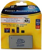 📷 sakar 50-in-1 pocket reader/writer: versatile compatibility with sd, cf, ms, and xd cards (cr-72) logo