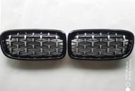 🚗 enhance your bmw 3 series with op f30 f31 f35 diamond star bumper front kidney grille abs grill m3 radiator mesh logo